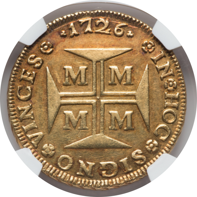 AU58】1726年 ブラジル 20000レイス金貨 | すべての商品