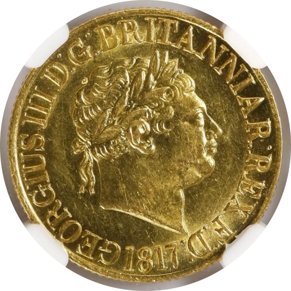 MS61】1817年 イギリス ジョージ3世 1ソブリン金貨 | プロ厳選の