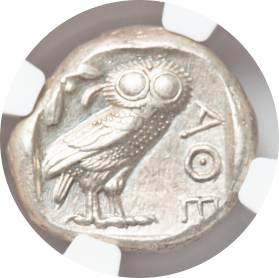 AU 4/5 4/5】紀元前440年～404年 古代ギリシア アッティカ 女神アテナ