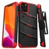 iPhone 11 Pro Max (2019) (6.5インチ)  ケース 【 Zizo 】 耐衝撃 キックスタンド ベルトクリップ 機能付 強化ガラス保護フィルム ランヤード 付属  BOLT シ