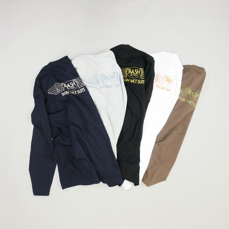 2026 SS RASH 羽バックロングスリーブTEE | アパレル | RASH WETSUITS