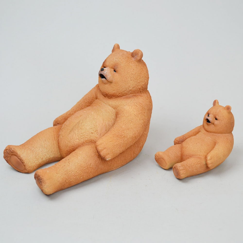 カラフルなクマの置物 オレンジ Amazon.co.jp: [MoZoo] 置物 おしゃれ オブジェ インテリア 雑貨