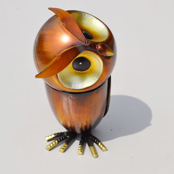 アイアンオウル 大 ふくろうオーナメント オブジェ 縁起物