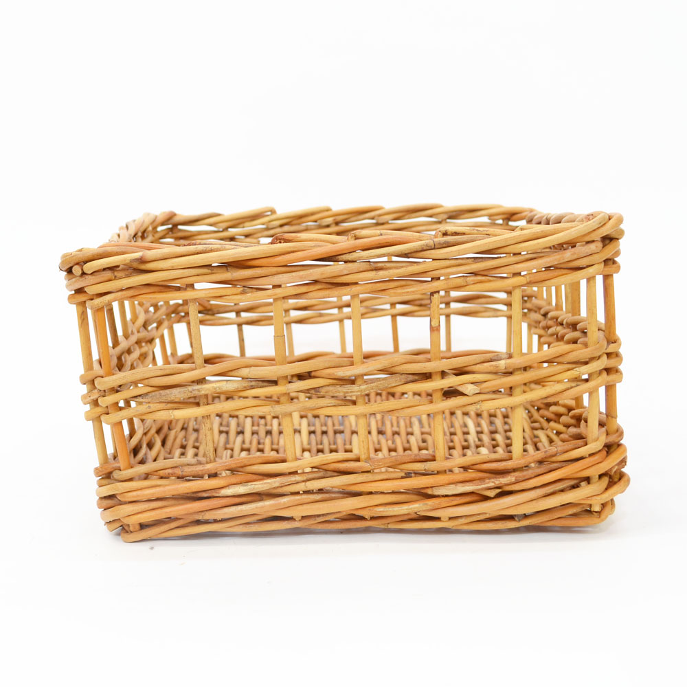 アラログスクエアバスケット Lサイズ シンプルで使いやすい形 太めの