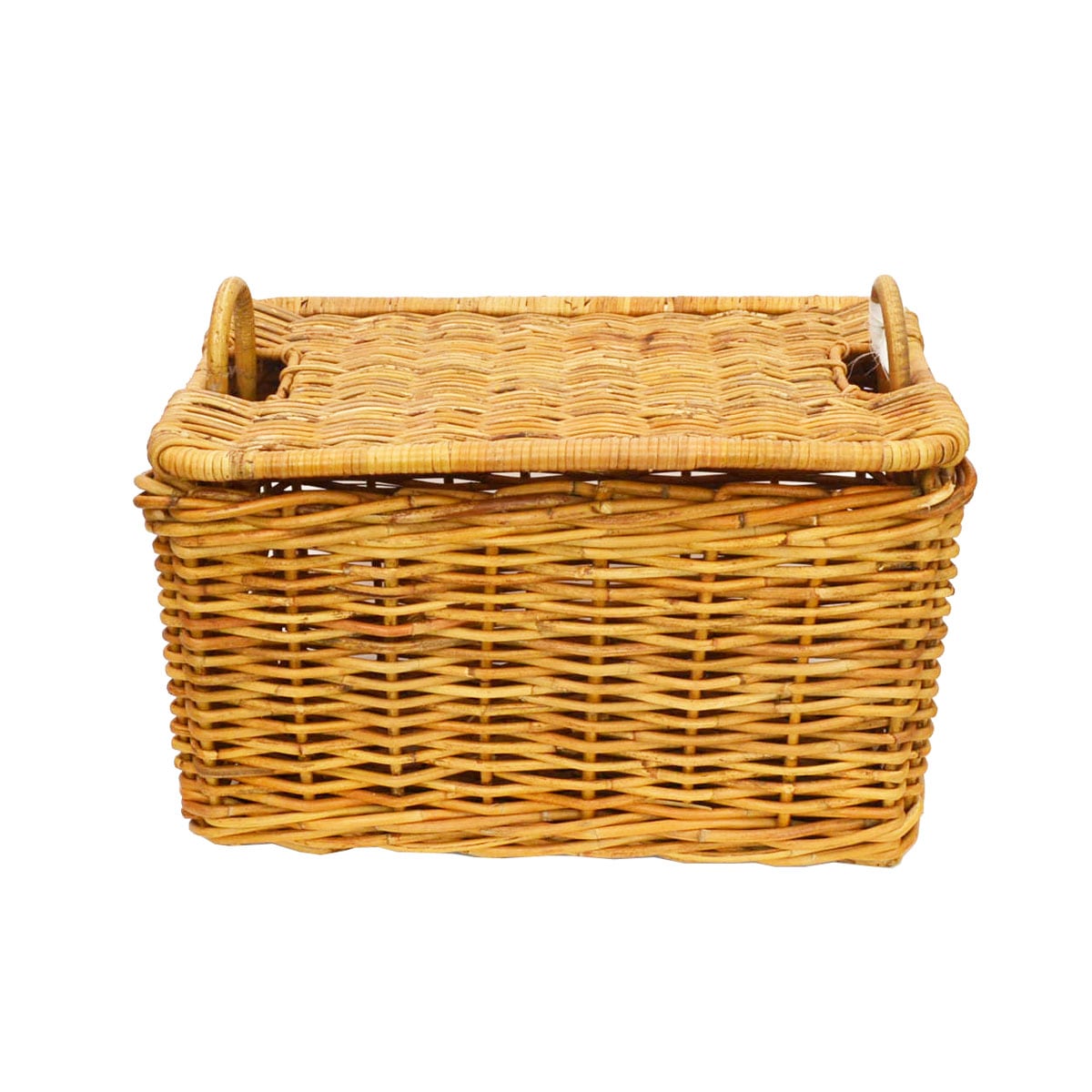 アラログストックバスケット 収納 アウトドア 車 かご 籐