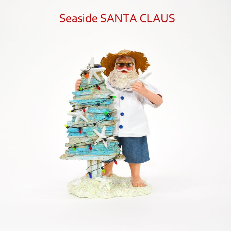 シーサイドサンタクロース クリスマス 南の島のサンタ 置き物