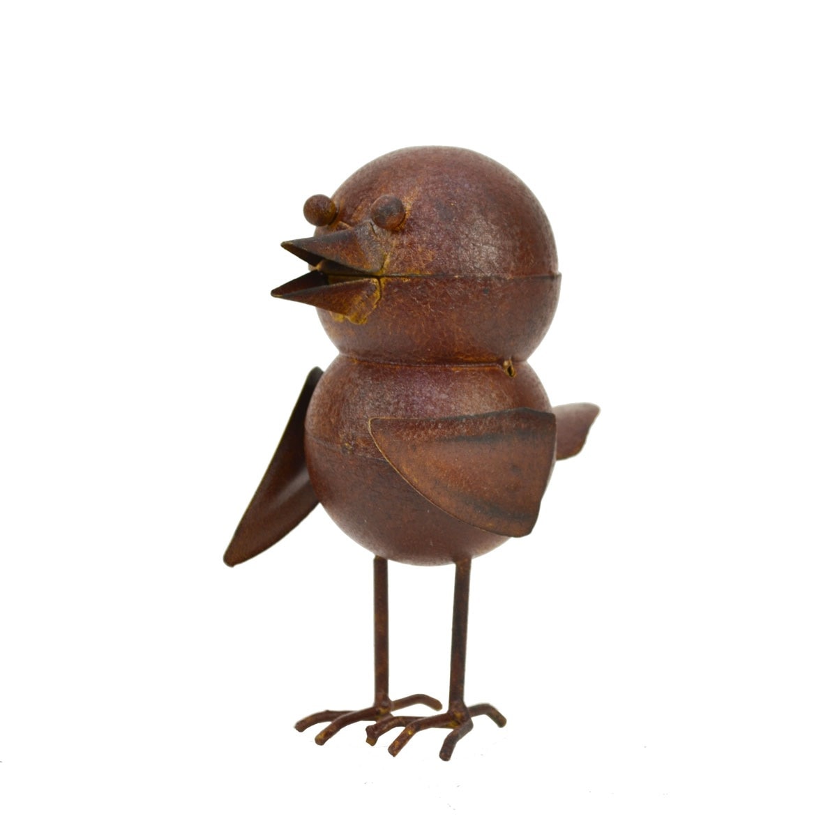 ブリキペア鳥　ブリキ　鳥　とりオブジェ　ガーデン雑貨　ガーデニング雑貨 アンティーク調 にわとりの置物２品セット M417071 アイアン ブリキ とり 鳥 トリ ガーデン オブジェ 置物 ウオールオーナメント ニワトリ