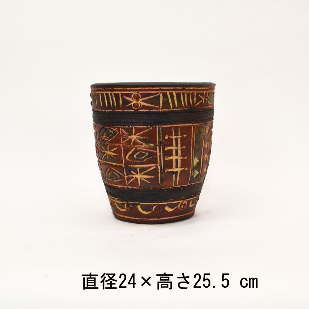 NEIGHBORHOOD ツカモト　ブラック植木鉢 SRL NEIGHBORHOOD TSUKAMOTO . SRL ROUND PLANT POT . CE