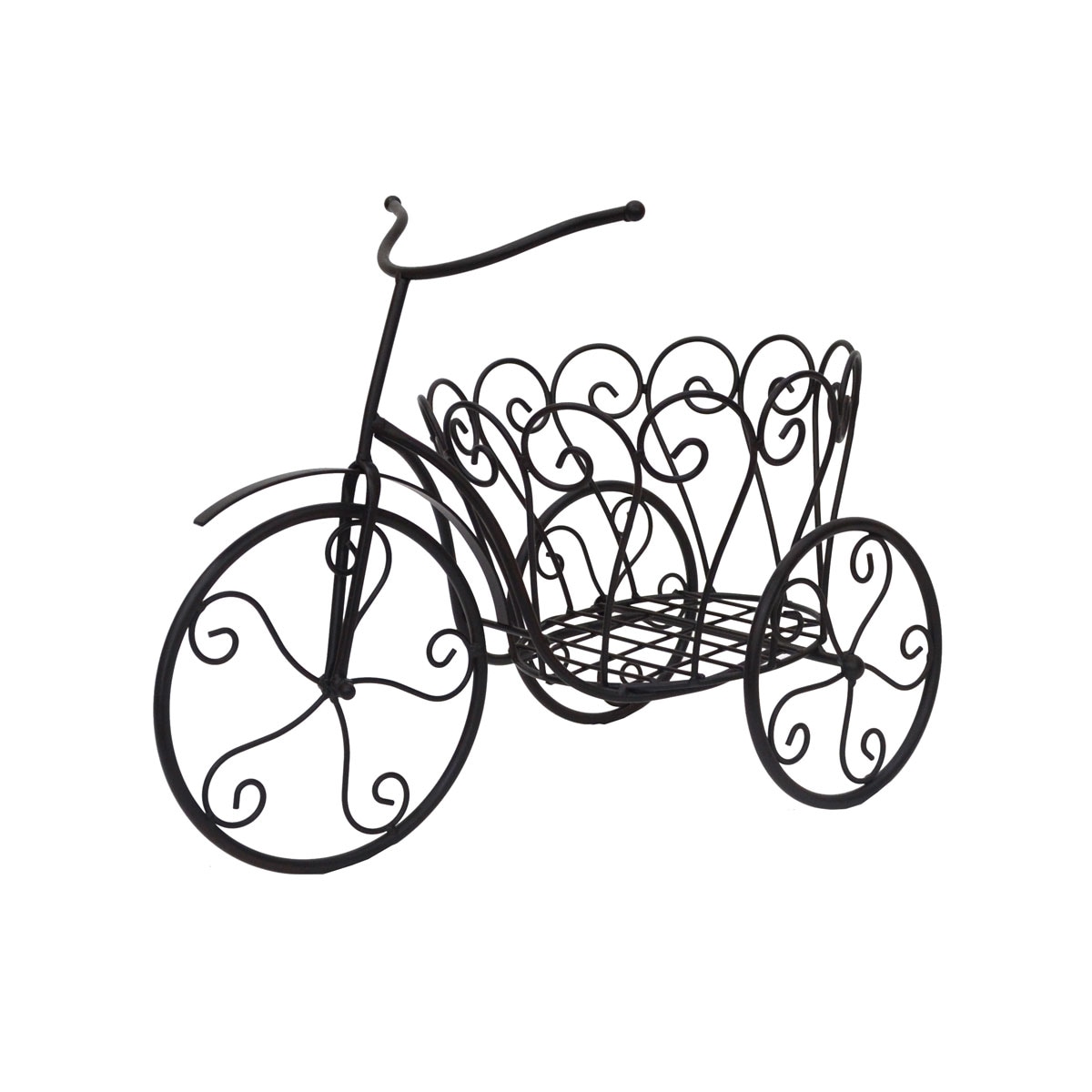 バイシクルプランター ブラック 自転車 花台 オブジェ 庭