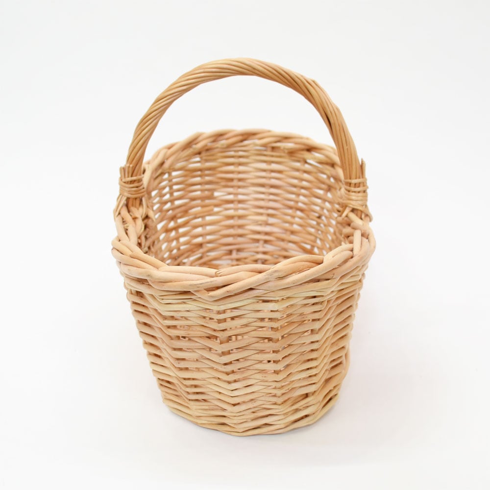 柳 アレンジバスケット ナチュラル 舟型 ボート 花籠 かご