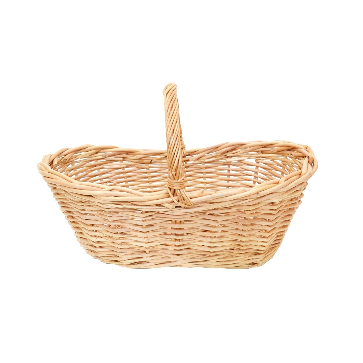 柳 アレンジバスケット ナチュラル 舟型 ボート 花籠 かご