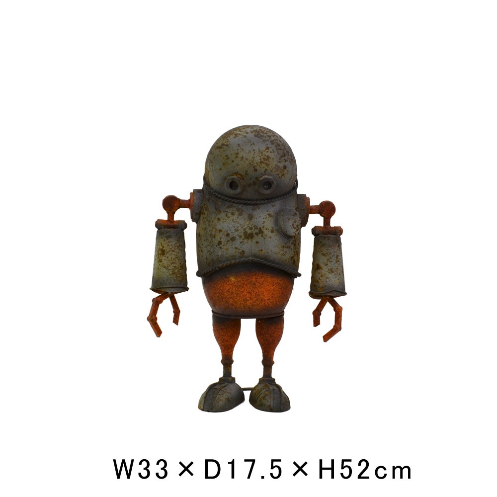 メタルアート　インテリア　希少品　オブジェ　コレクター　ロボット ジャンクアート メタル アイアン ロボット インテリア