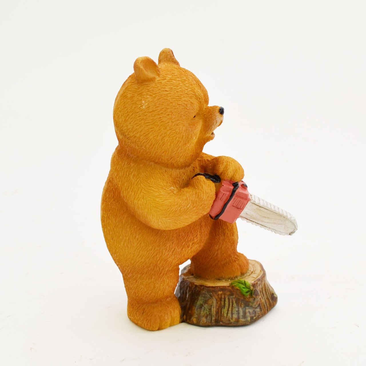 ダッドベア チェーンソー くま レジン オブジェ クマ 置物
