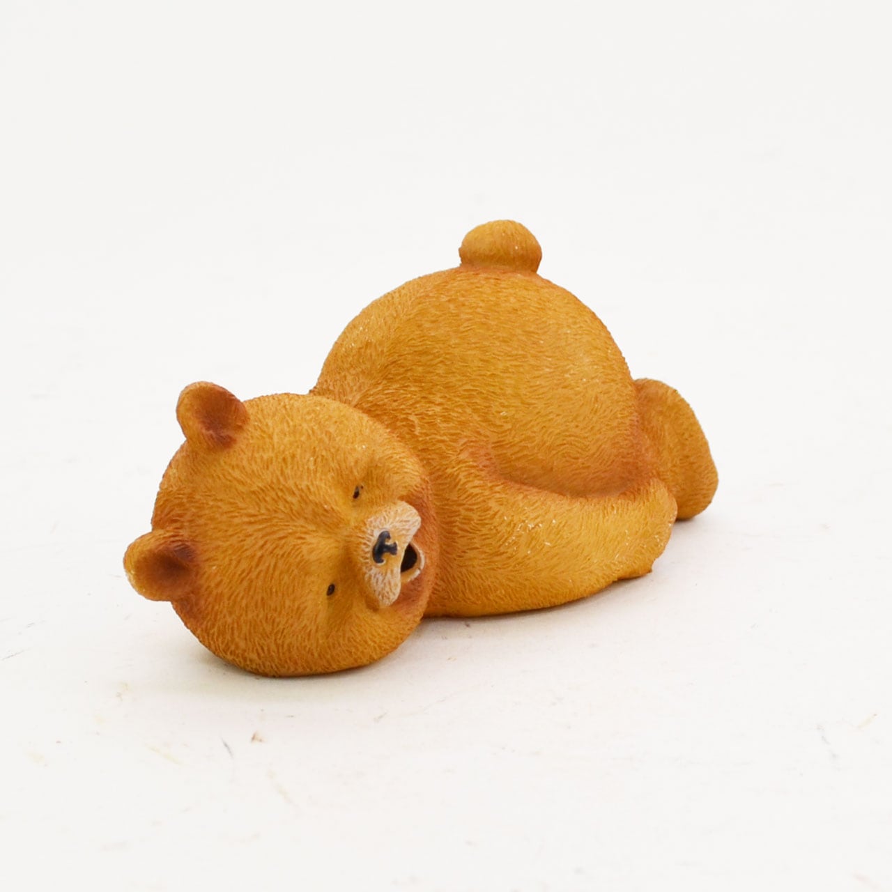 高品質　ドリームアメジスト　大きめ　くま　クマ　置物 ダッドベア ダメポ 脱力 くま レジン オブジェ クマ 置物