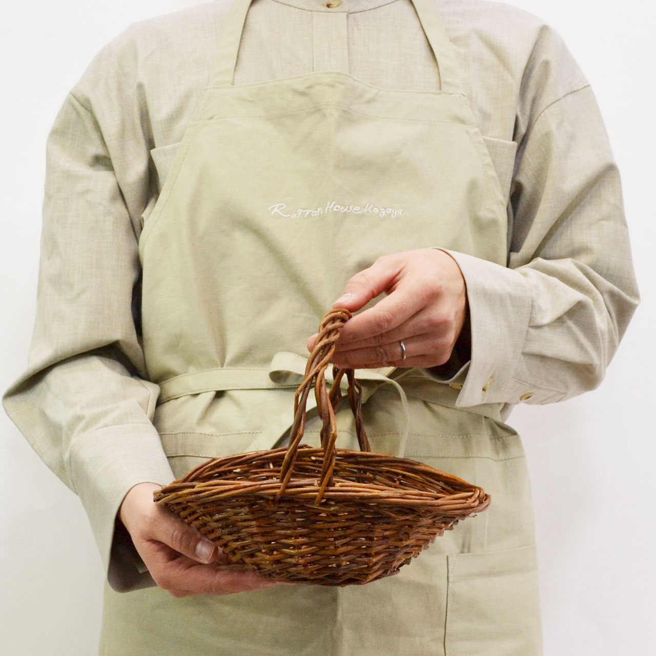 BARK BASKET FLOWERPICKING ���դ���