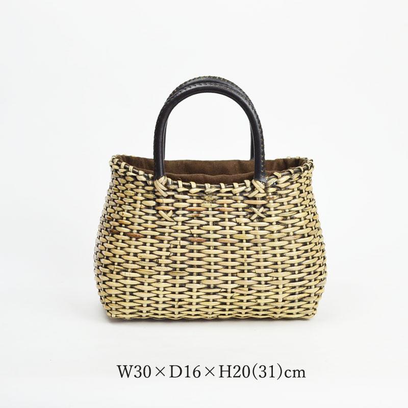 ラタンかごバッグ 高級 内布巾着付き タッセル付き 上品 