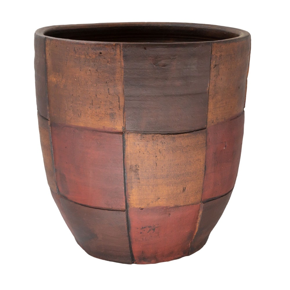 フランス製テラコッタ火鉢(再値下げ済) Amazon.co.jp: イタリア製テラコッタプランター 角型ロゼーネ35