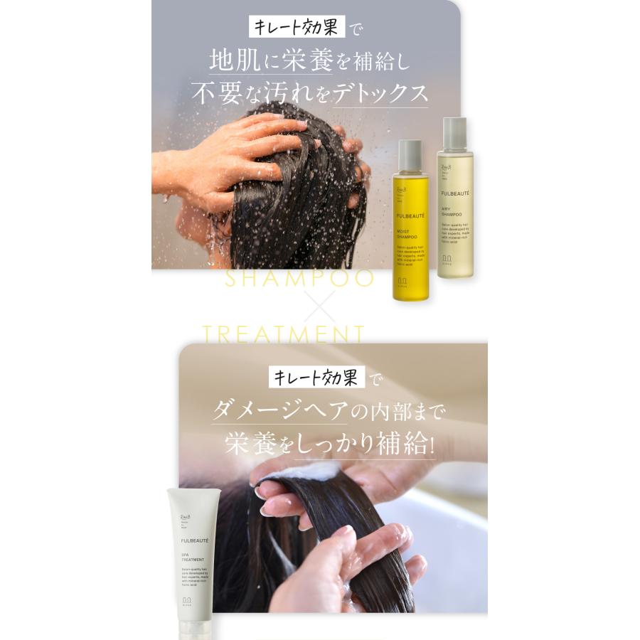 【セット価格】フルボーテ シャンプー200ml（モイストor エアリー） ＆ スパトリートメント 200g