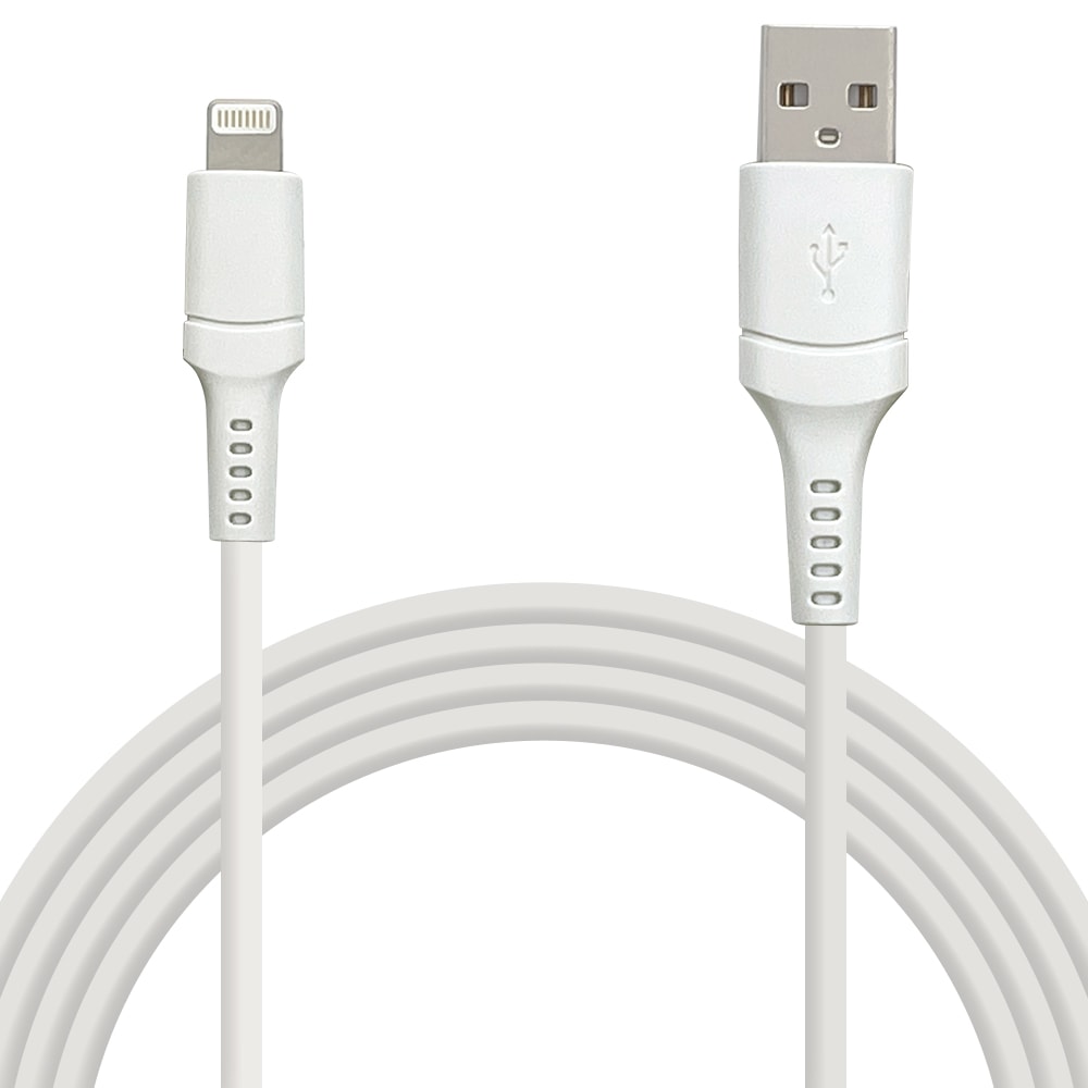 充電ケーブル iPhone iPod iPad MFi認証 2.4A ライトニング USB 充電・通信ケーブル Lightning USB-A  ホワイト 2m R20CAAL2A02WH すべての商品 ラスタバナナダイレクト