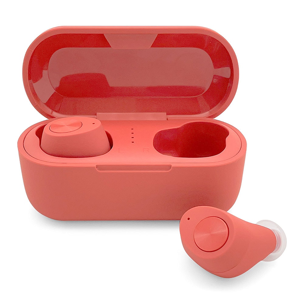 Iphone スマホ Bluetooth 5 1 完全ワイヤレス ステレオ イヤホン マイク ブルートゥース 左右分離型 Type C充電口 通話可能 ハンズフリー 簡単接続 レッド Rtws03rd ラスタバナナ すべての商品 ラスタバナナダイレクト