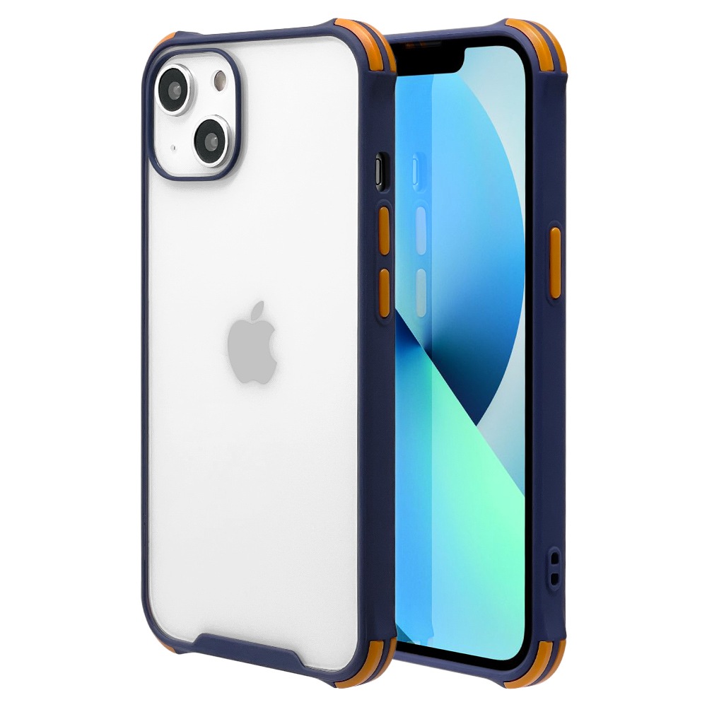 超薄型 iPhone13 ケース 耐衝撃PＣ TPU素材 6.1インチ ブルー 楽天市場】TENDLIN iPhone 13 用 ケース 黄変防止 クリア PC背面