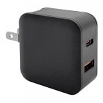 Ŵ ACץ USBŴ C PDб QCб A ϥѥ ® ® 󥻥 AC 20W Type-C typec Power Delivery Quick Charge Type-A ֥å б RACCA20W01BK