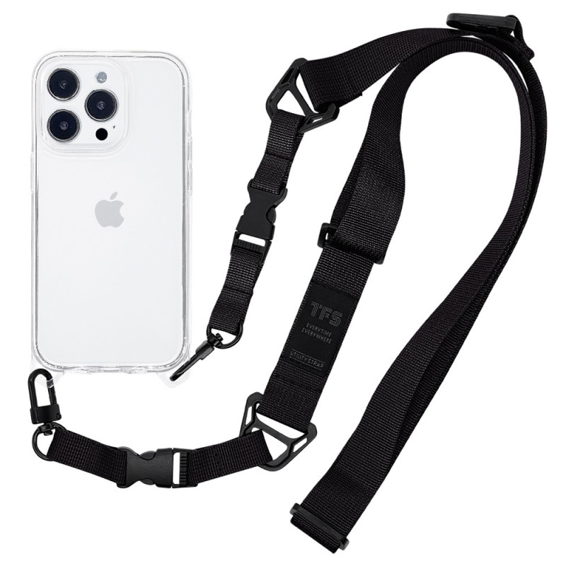 iPhone14 Pro  С ϥ֥å Ѿ׷ۼ ƷMIL   ꥢ Ʃ TPUХѡ+PC  ȥå Ф᤬ ͥåȥå ȥåץۡ UTILITY STRAP ֥å ե14ץ ޥۥ 7260IP261PHB 饹Хʥ