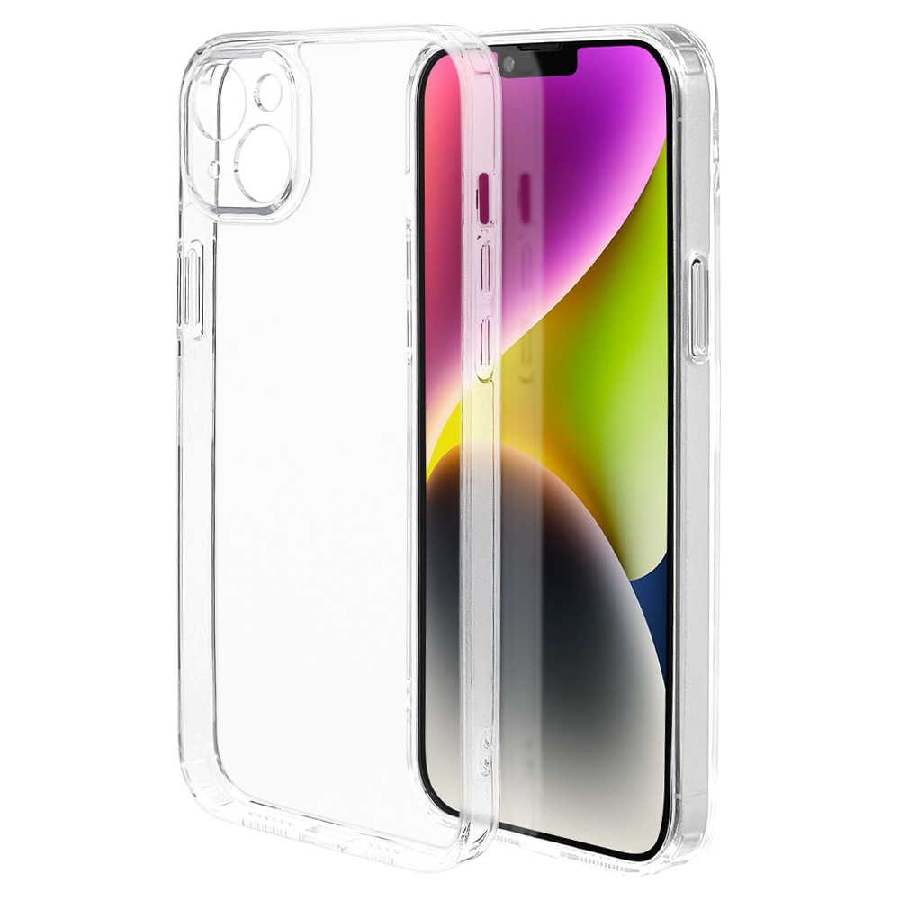 iPhone14 Plus ケース 全透明 クリア TPU バンパーケース iPhone14 Plus ケース カバー ハイブリッド TPUバンパー+PC 極限保護