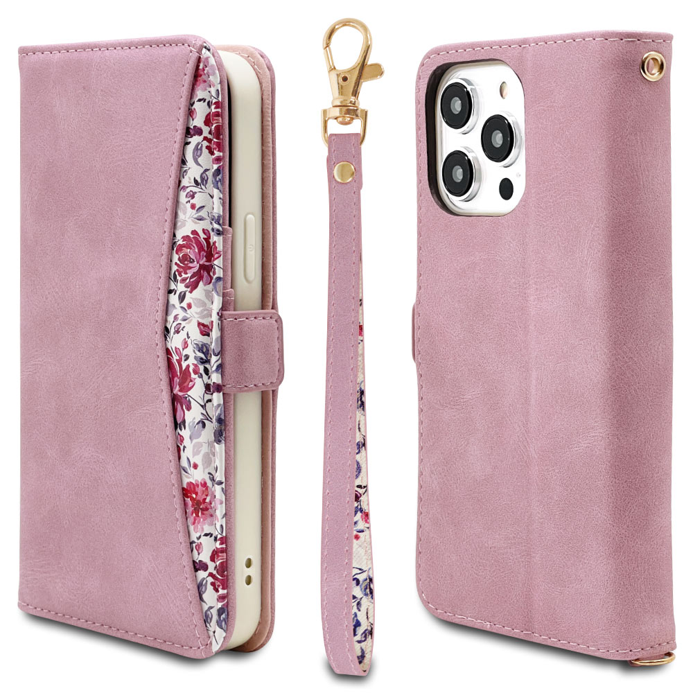 iPhone 14proMAX ケース 手帳型 スタンド機能 ライトブラウン iPhone 14proMAX ケース 手帳型 スタンド機能 ライトブラウン