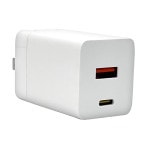 ���Ŵ� AC�����ץ��� USB���Ŵ� ������C PD PPS USB Type-C typec 33W Type-A typea 2��Ʊ�� ��ȯǮ �ۥ磻�� GaN �ⲽ���ꥦ�� iPhone iPad �Ρ��ȥѥ����� PC ���ޥ� ���֥�å� RACCA33W01WH