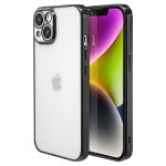 iPhone14  С TPU ˸ݸ ̩߷ ꥢ Ʃ ᥿ե졼 ȥåץۡ ֥å ե14 ޥۥ 7395IP261TP 饹Хʥ