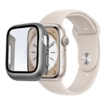Apple Watch Series9 Series8 Series7 45mm 饹ե  С ϥ֥å  Ʃ ꥢ PC+GLASS 饹ηץƥ ɽ̹9H С åץ륦å GHB3743AW45 饹Хʥ