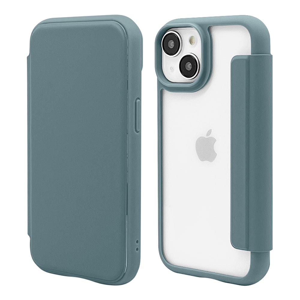 iPhone15 14 13 ケース カバー 手帳型 ハイブリッド TPUバンパー