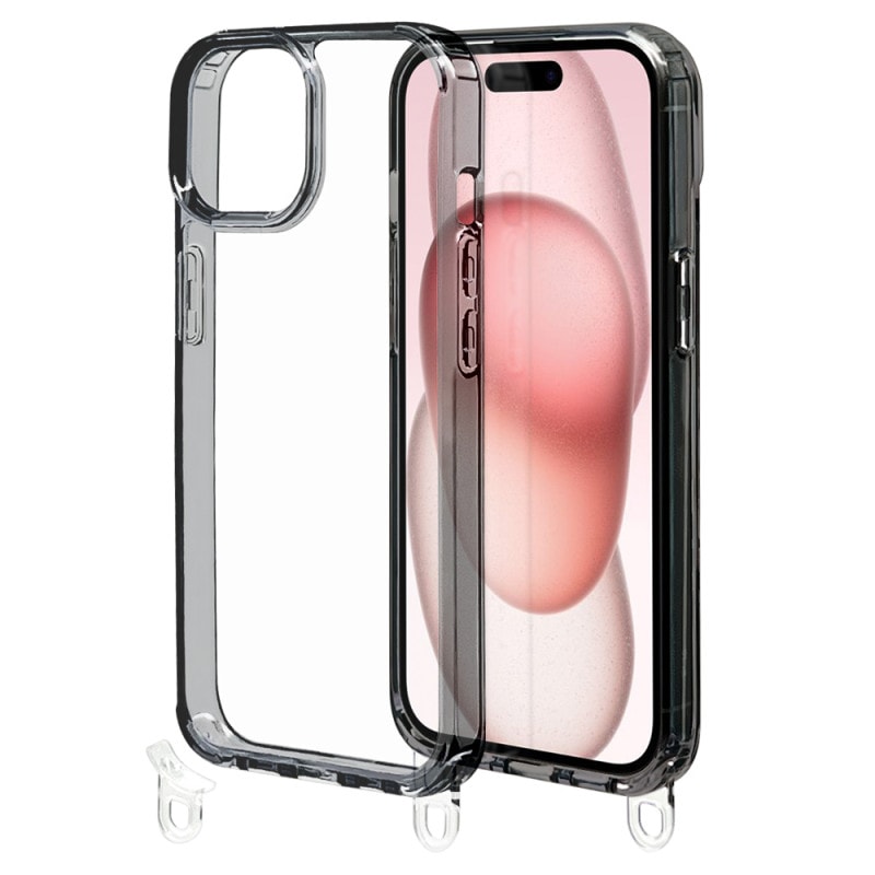 iPhone15 14 13  С ϥ֥å Burali Ѿ׷ۼ   ꥢ Ʃ TPUХѡ æ 2way ȥåץۡ ȥåб ͥåȥåб 磻쥹б ֥å 7649IP361HB