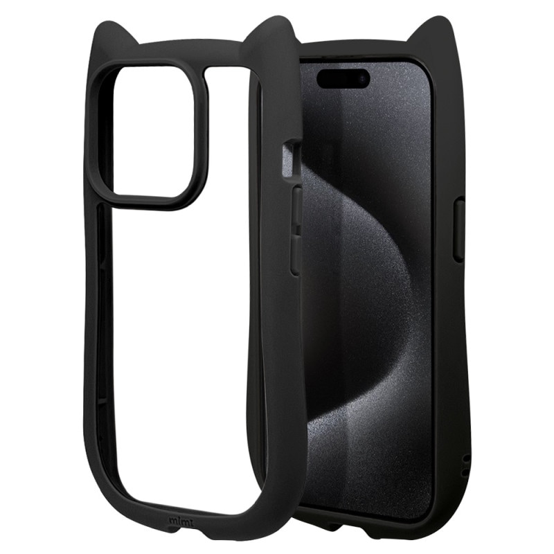 iPhone15 Pro ������ ���С� �ϥ��֥�å� mimi ǭ�� �ͥ��ߥ� �ͤ��ߤ� ǭ �ͥ� �ͤ� �Ѿ׷�ۼ� MIL���� ���� ��� ���̥��ꥢ ��Ʃ�� ���˶��� TPU�Х�ѡ������� ���ȥ�åץۡ��� �֥�å� ���ޥۥ����� 7696IP361PHB