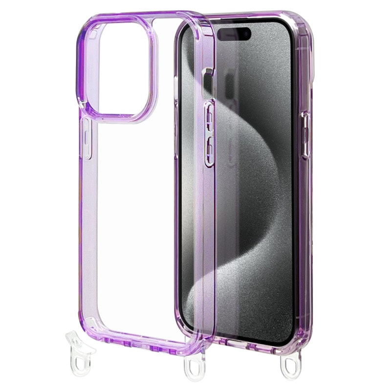 iPhone15 Pro  С ϥ֥å Burali Ѿ׷ۼ   ꥢ Ʃ TPUХѡ æ 2way ȥåץۡ ȥåб ͥåȥåб 磻쥹б ѡץ 7705IP361PHB