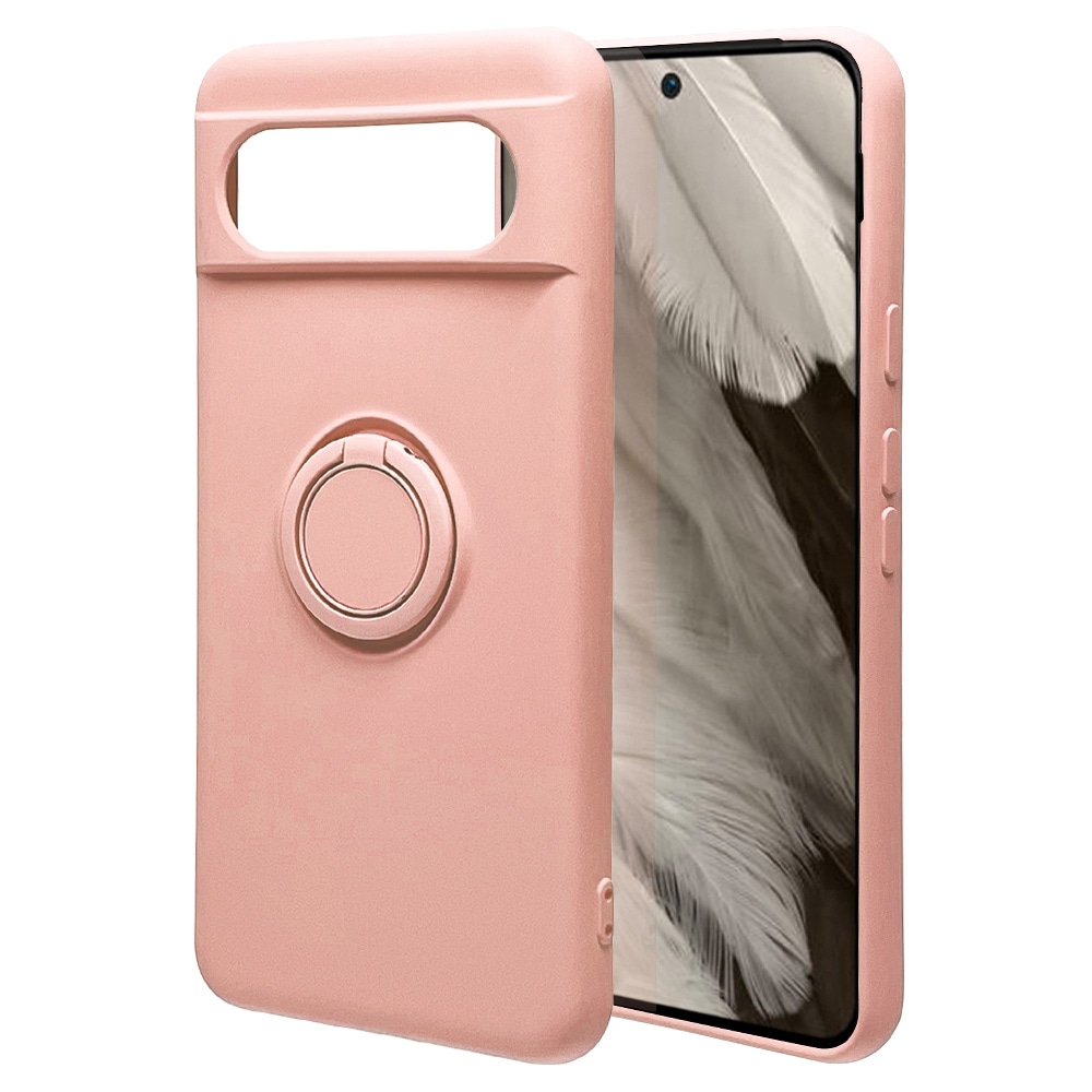 Google Pixel 8 ケース カバー ソフトケース TPU スマホリング付き