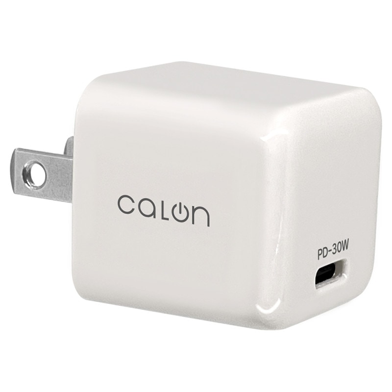 Ŵ ACץ USBŴ calon PDб 󥻥 AC USB Type-C 30W Power Delivery  ѥ  GaN ⲽꥦ б ۥ磻 iPhone iPad ֥å  RACC30W01WH