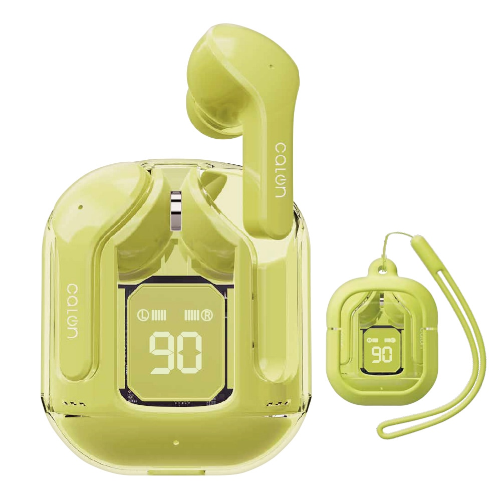 イエロー ワイヤレスイヤホン 充電ケース付き 000000009624_efNbKf9.jpg