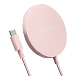 BY 磻쥹㡼㡼 MagSafe 磻쥹 calon Qi ޥͥå  5W 7.5W 10W 15W 1m Type-C֥ľ ⡼ԥ iPhone AirPods ޡȥե RCC10WCC15W02SPK 饹Хʥ