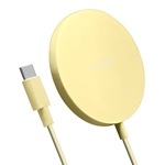 BY 磻쥹㡼㡼 MagSafe 磻쥹 calon Qi ޥͥå  5W 7.5W 10W 15W 1m Type-C֥ľ 饤ȥ iPhone AirPods ޡȥե RCC10WCC15W02LYL 饹Хʥ