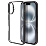 iPhone16  С եȥ TPU Ѿ׷ۼ ꥢ Ʃ ᥿ե졼 磻쥹б ֥å ե ޥۥ 8100IP461TPBK 饹Хʥ