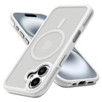 iPhone16  С ϥ֥å MagSafeб Air_C Ѿ׷ۼ MIL   ޥåȲù ɻ TPUХѡ å 磻쥹б ۥ磻 ե ޥۥ 8128IP461HPMWH 饹Хʥ