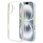 iPhone16  С ϥ֥å aurora Ѿ׷ۼ ̥ꥢ TPUХѡ ե졼 磻쥹б ۥ磻ȡߥꥢ ե ޥۥ 8137IP461HPWH 饹Хʥ