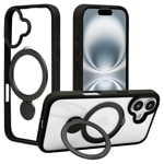 iPhone16  С ϥ֥å ZEROSAFE Shaft MagSafeб Ѿ׷ۼ MIL ꥢ TPUХѡ դ ɻ ֥å ե ޥۥ 8305IP461ZSFSBK 饹Хʥ
