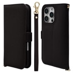 iPhone16 Pro ������ ���С� ��Ģ�� ���������� ������ɵ�ǽ �ϥ�ɥ��ȥ�å��դ� �֥�å� �����ե��� ���ޥۥ����� 8191IP461PBSMHSBK �饹���Хʥ�