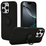 iPhone16 Pro  С եȥ TPU ޥۥդ ɻ  ȥåץۡ ֥å ե ޥۥ 8220IP461PTPRBK 饹Хʥ