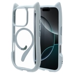 iPhone16 Pro  С ϥ֥å MagSafeб mimi ǭ ͥߥ ͤߤ Ѿ׷ۼ MIL ̥ꥢ TPUХѡ 磻쥹б ⡼֥롼 ե ޥۥ 8334IP461PHPMSBL 饹Хʥ