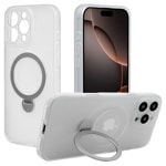iPhone16 Pro Max  С ϥ֥å ZEROSAFE Shaft MagSafeб ˸ݸ Ѿ׷ۼ MIL ޥå TPUХѡ դ ɻ եȥۥ磻 ե ޥۥ 8324IP467PZSFSLWH 饹Хʥ