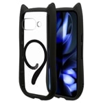 Google Pixel 9a  С ϥ֥å ޥͥåȽŴб mimi ǭ ͥߥ ͤߤ Ѿ׷ۼ MIL ̥ꥢ TPUХѡ 磻쥹 ֥å  ԥ ޥۥ 8764P9AHPMBK 饹Хʥ